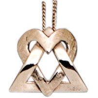 The Hart of David" silver and gold - Biblicaljewels